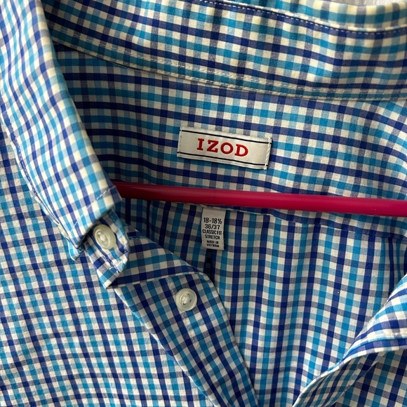 (3) Izod Easy Care Dress Shirts 18 1/2 36/37 XXL Shirts - Picture 2 of 8